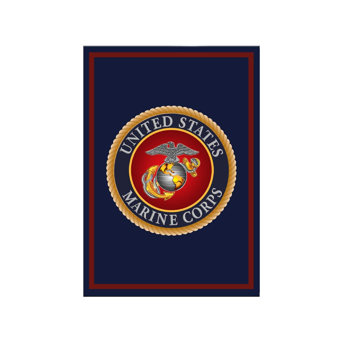 Military Gift Shop USMC Playing Cards — Marine Corps Rank Insignia, Veteran-Owned Gift