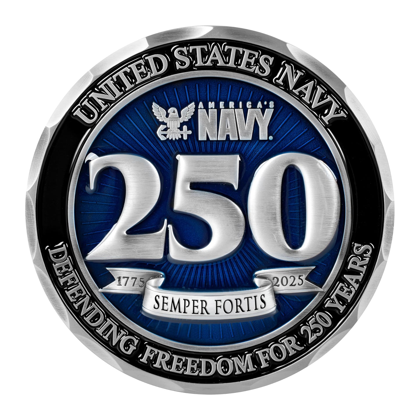USN 250th Anniversary Challenge Coin – Navy Birthday Gift | Military Gift Shop