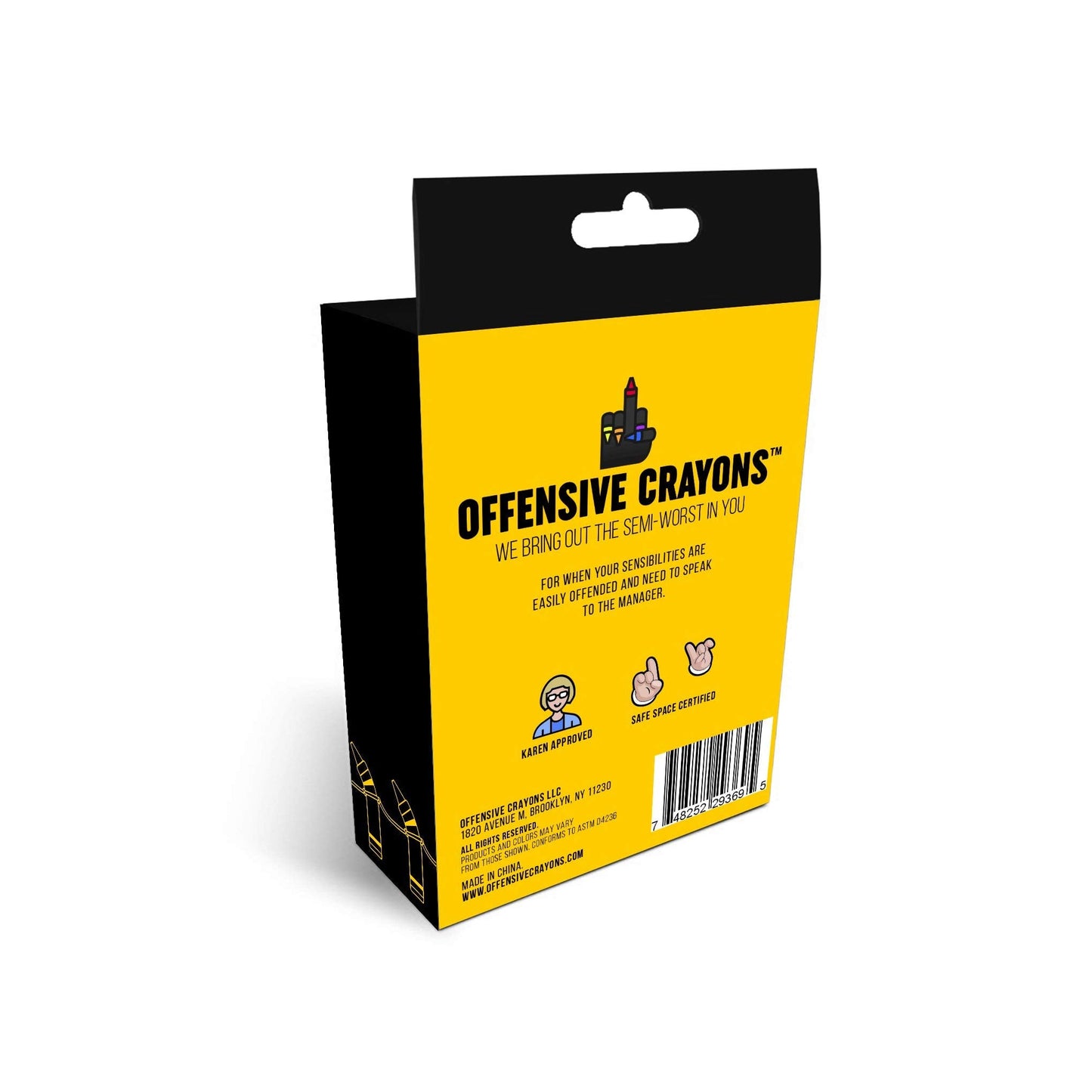 MilkToast Brands Offensive Crayons ISH Edition – HR-Friendly Gag Gift for Office Parties