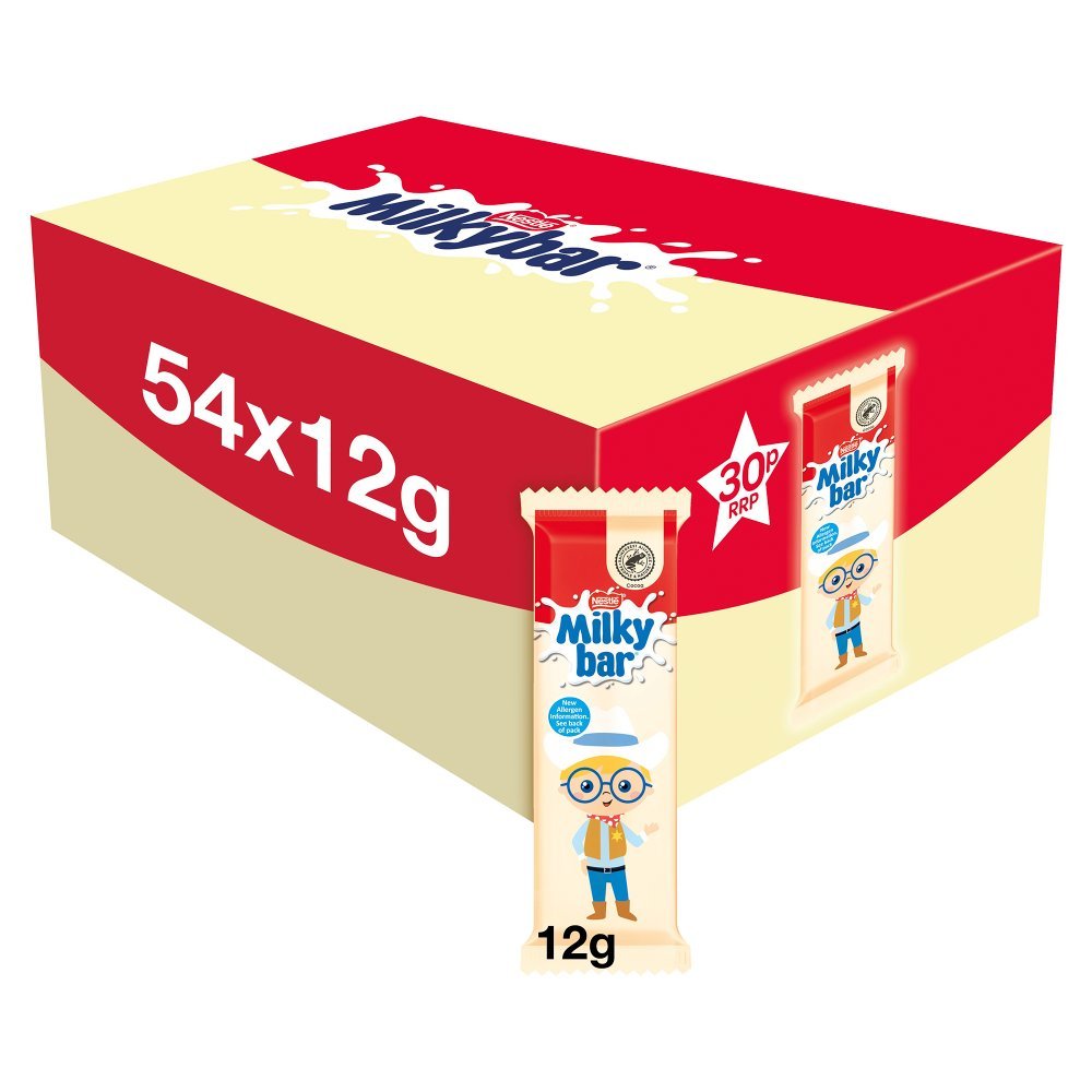 Milkybar White Chocolate Kid Bar 12g (Box of 54)
