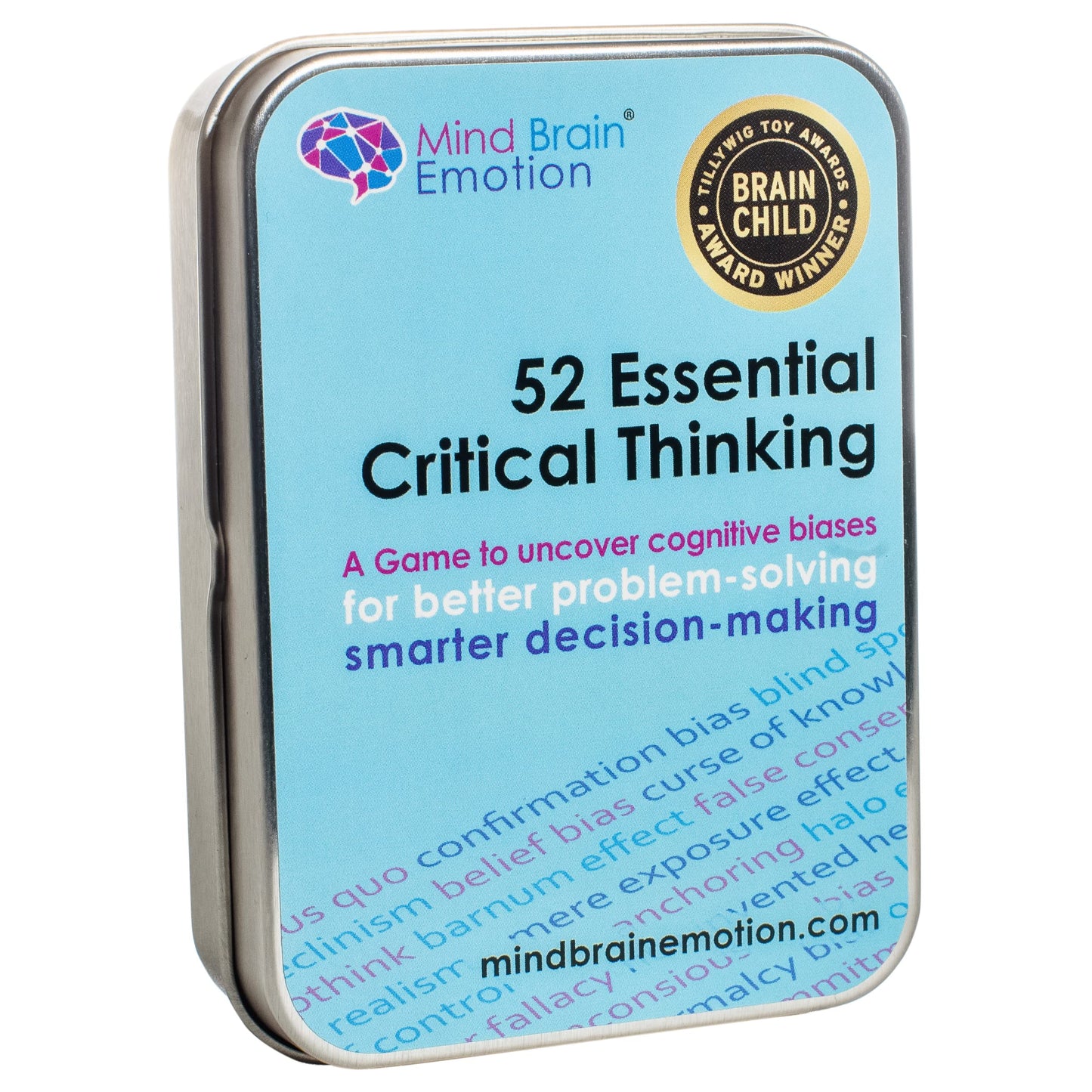 Mind Brain Emotion: 52 Essential Critical Thinking Flash Cards by Harvard Educator