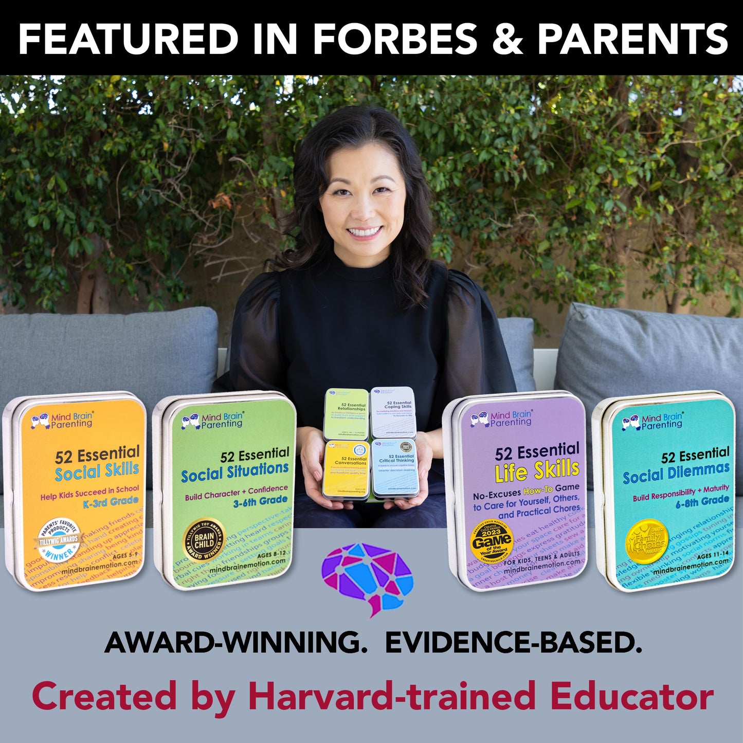 Mind Brain Emotion: 52 Essential Social Situations Card Deck for Kids (3–6th Grade)