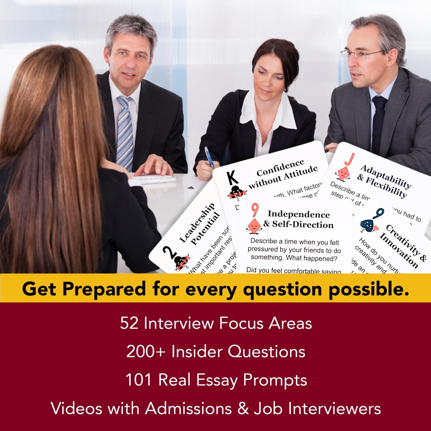 Mind Brain Emotion 52 Essential Interview Skills: Prep for Private School, College & Jobs | 200+ Insider Questions