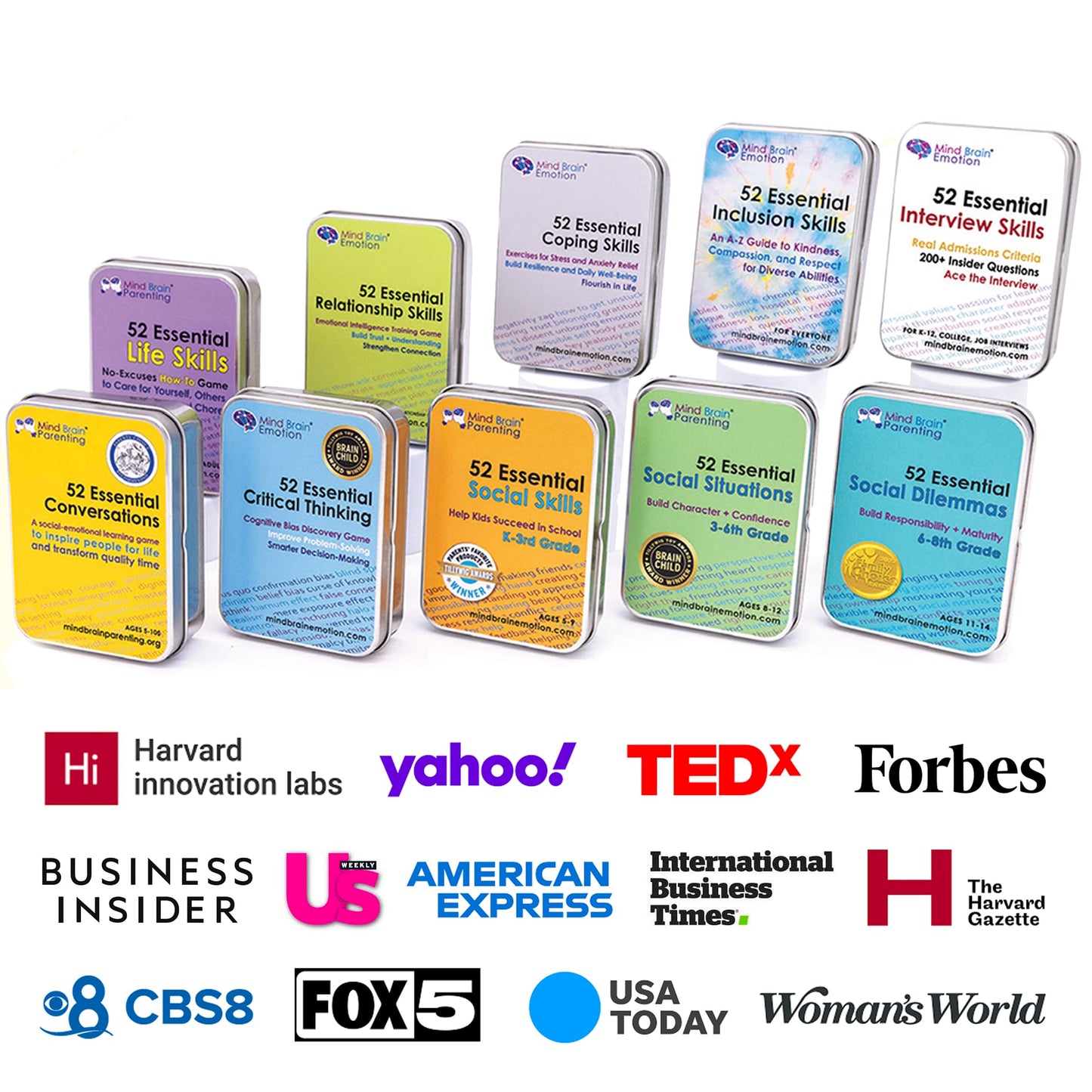 Mind Brain Emotion: 52 Essential Social Dilemmas for Middle School - Conversation Cards for 6th-8th Grade