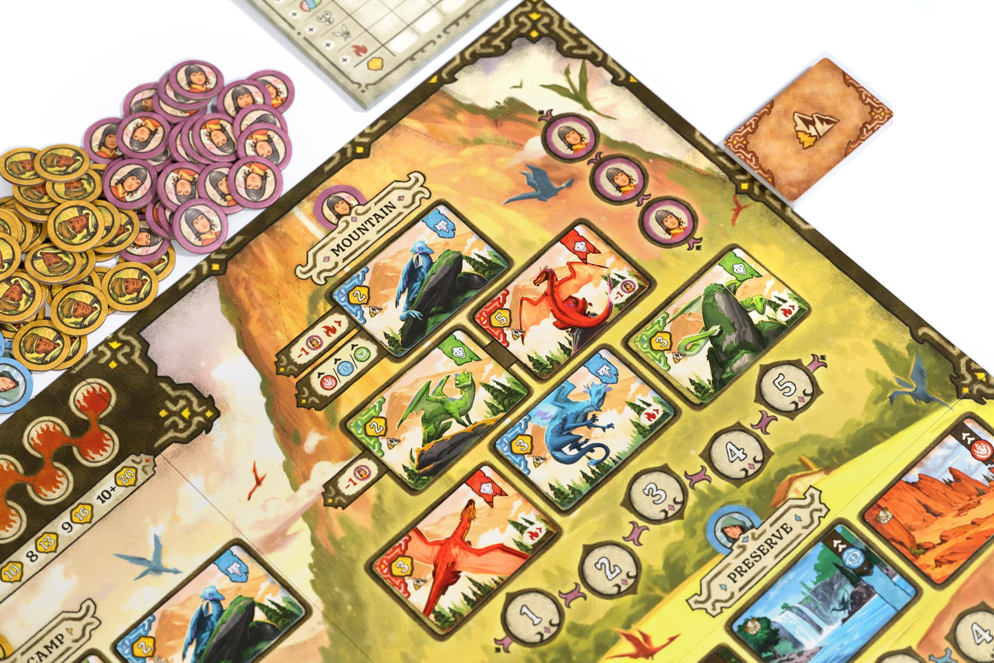 Mindclash Emberheart – Mid-Weight Worker Placement & Dragon Rescue Board Game | 2-4 Players | 60-90 Min