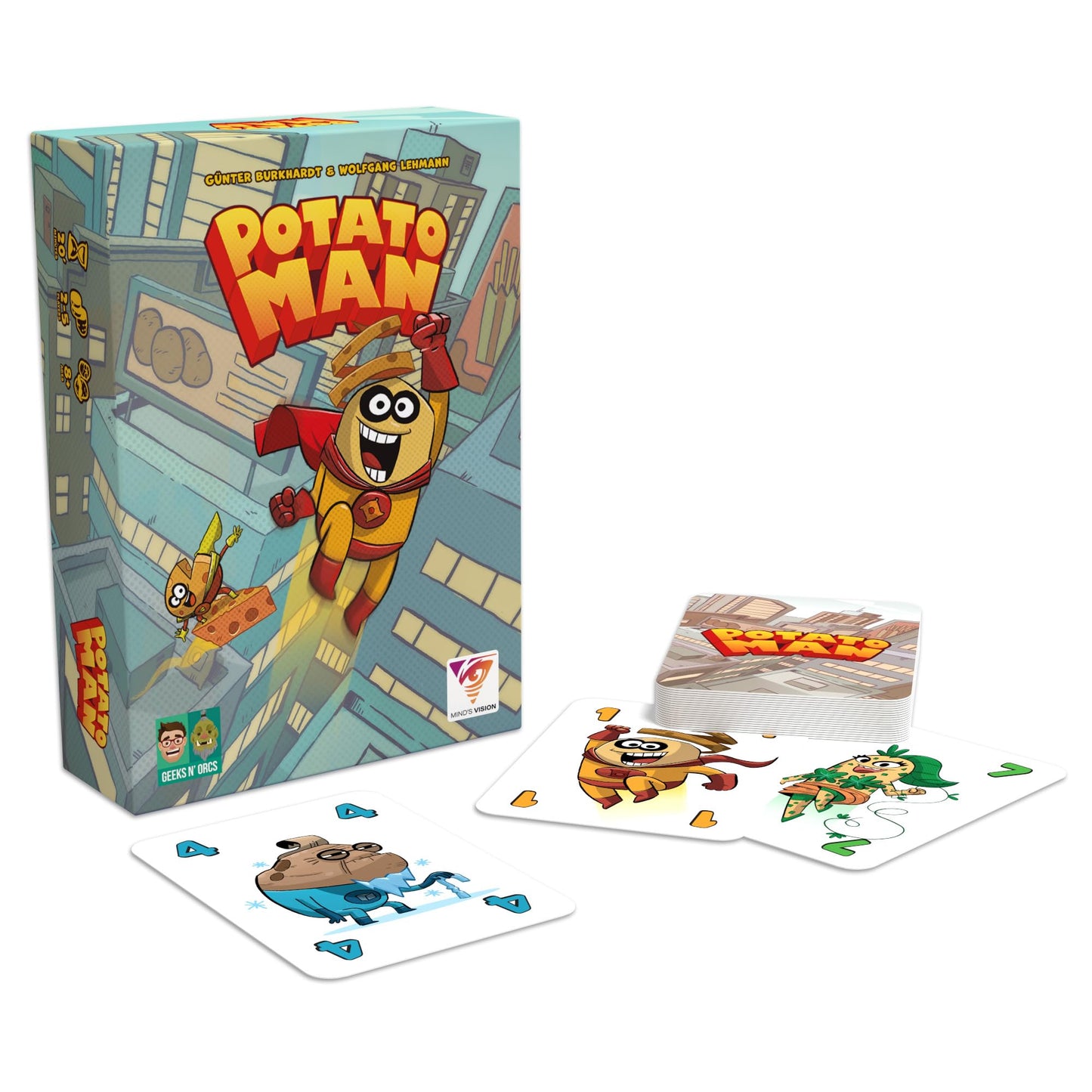 Mind's Vision Potato Man Card Game | Award-Winning Trick-Taking for 2-5 Players