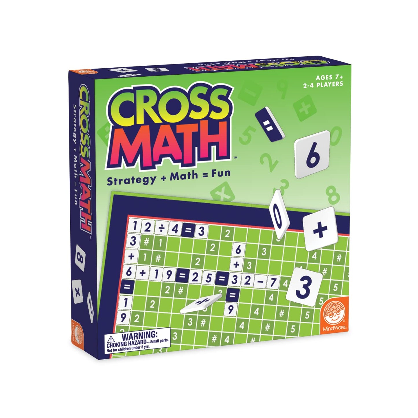 MindWare CrossMath: Engaging 2-4 Player Math Games for Kids | Multiplication and More