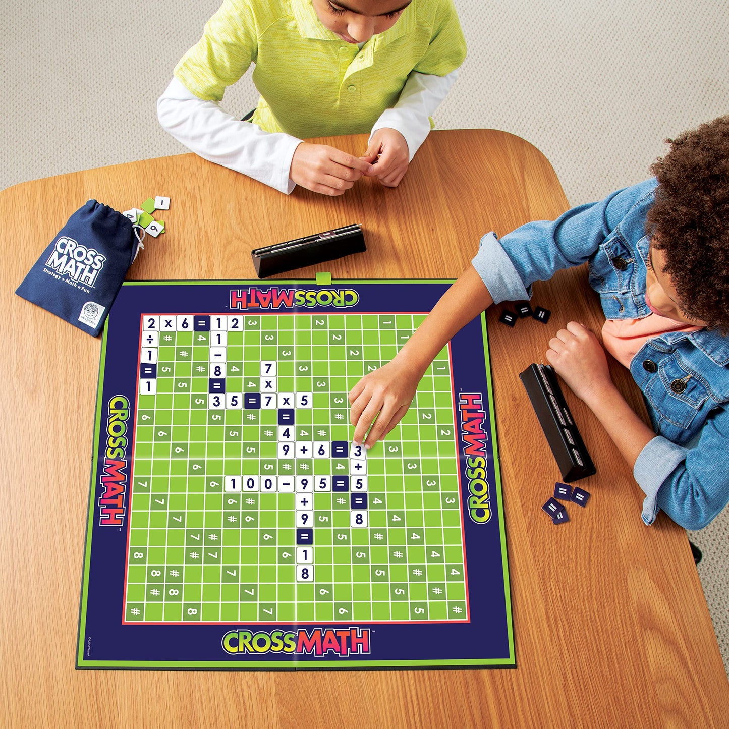 MindWare CrossMath: Engaging 2-4 Player Math Games for Kids | Multiplication and More