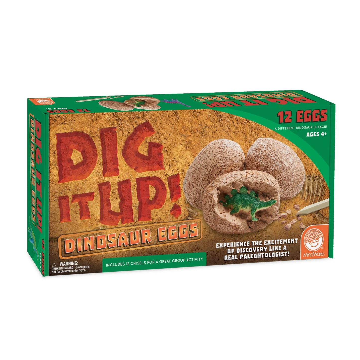 MindWare Dig It Up! Dinosaur Eggs – Hands-On Excavation Kit for Kids