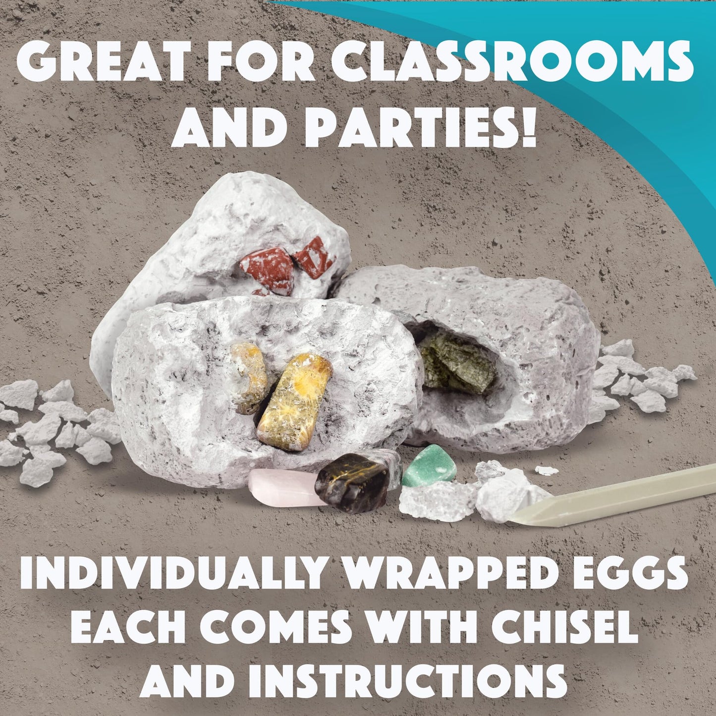 MindWare Dig It Up! Fossils & Minerals – Interactive Excavation Kit for Kids
