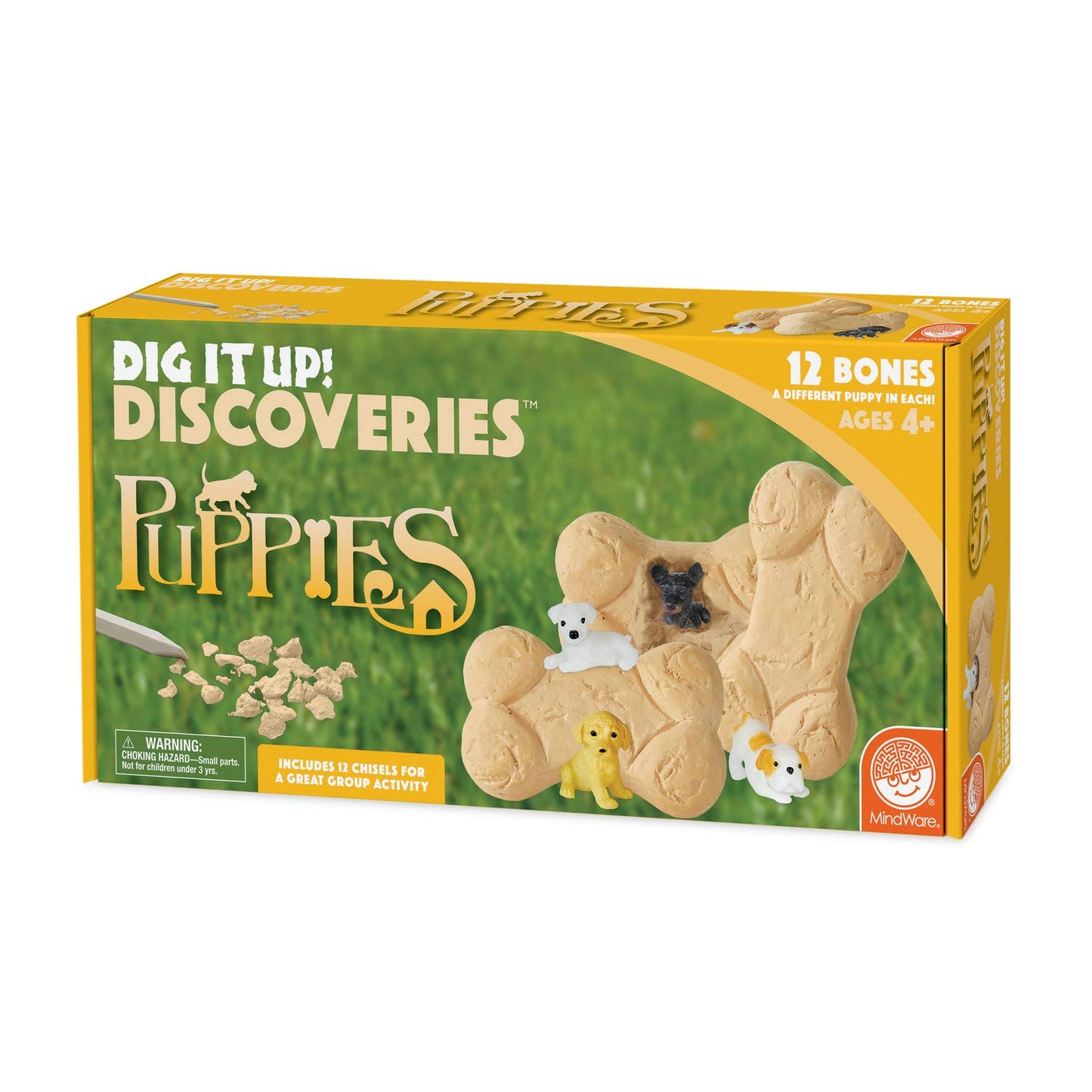 MindWare Dig It Up! Puppies Excavation Kit – Educational Toys for Kids 4+