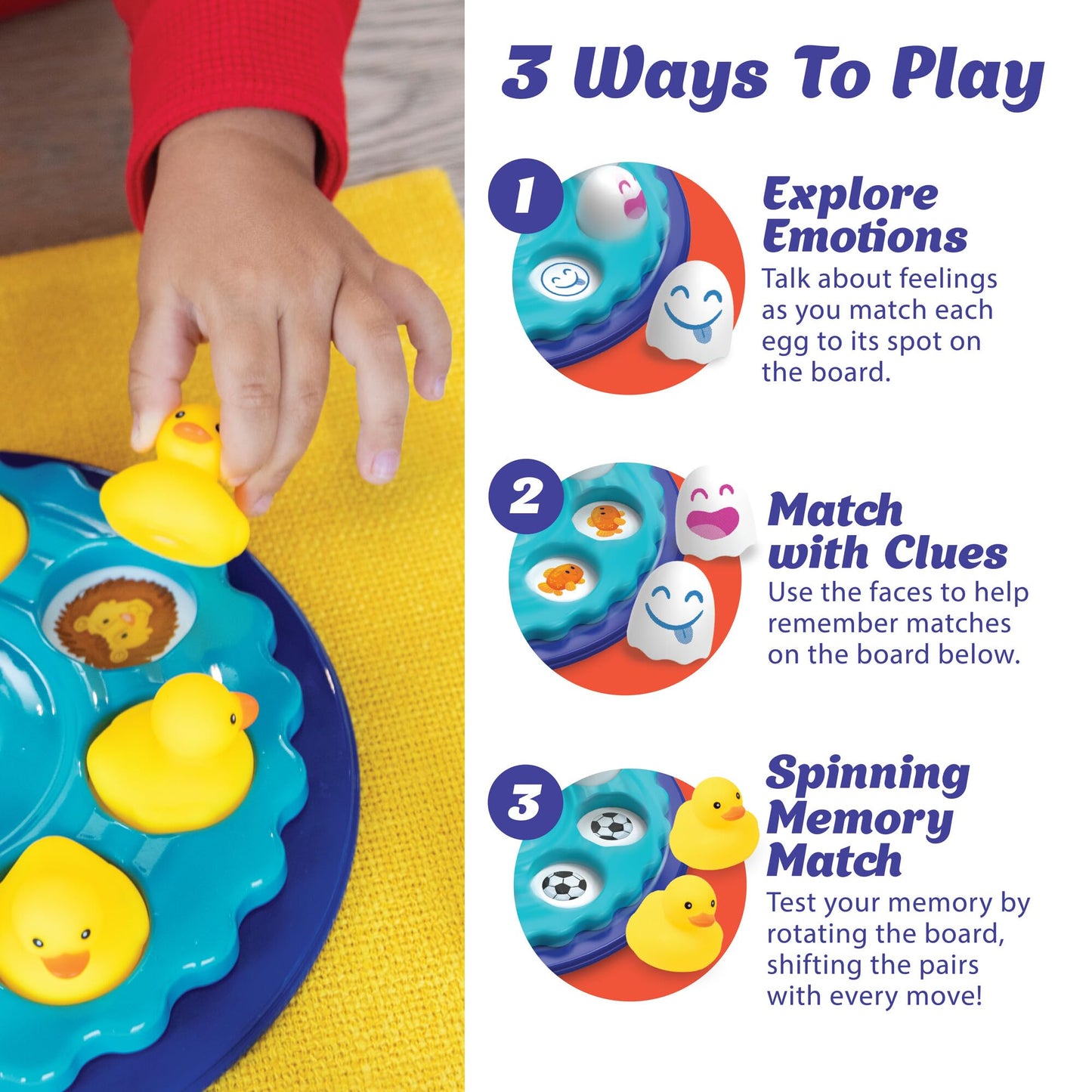 MindWare Dizzy Duckies: Early Learning Matching Game for Toddlers & Preschoolers