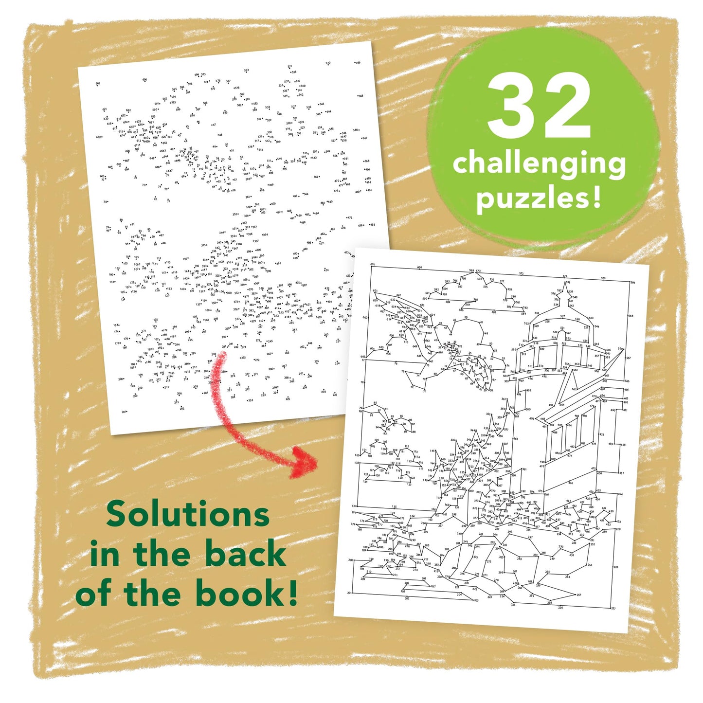 MindWare Extreme Dot-to-Dot: National Parks – 32 Puzzles, Coloring & Trivia for All Ages