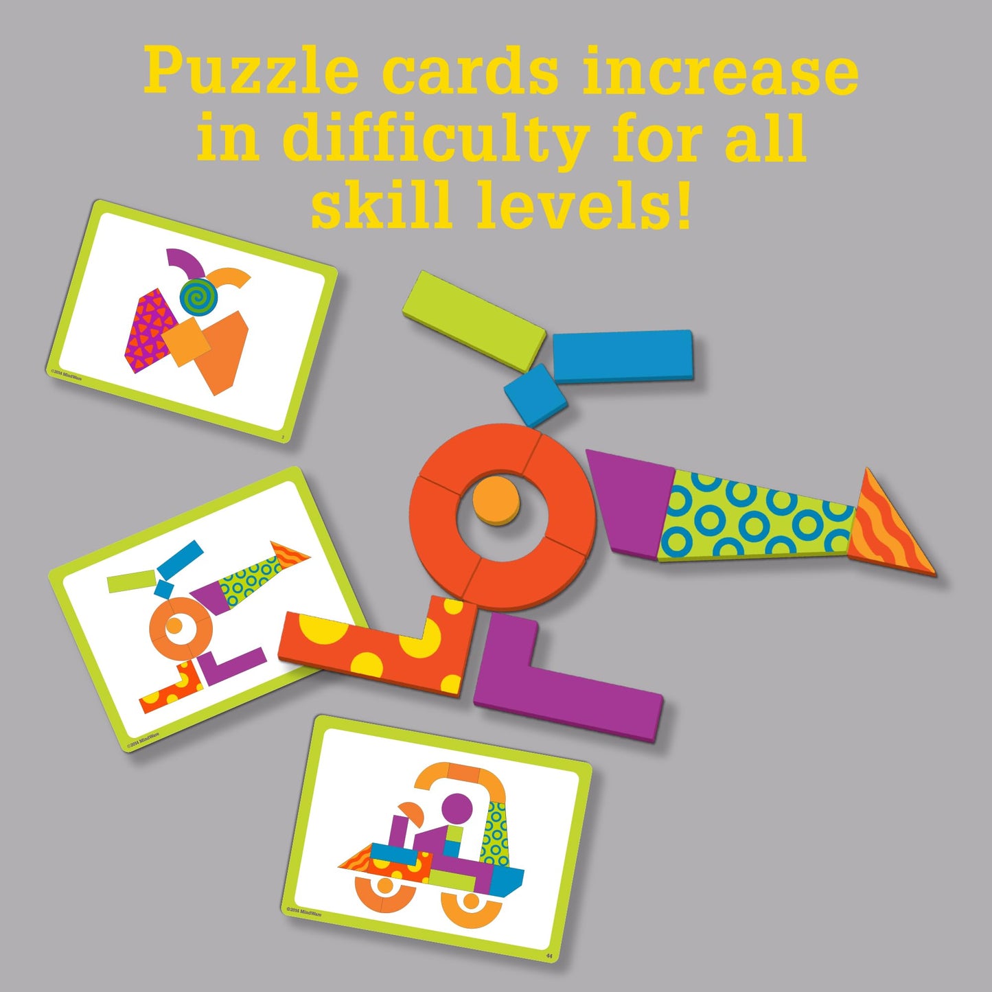MindWare Imagination Patterns: Magnetic Pattern Tiles for Creative Play