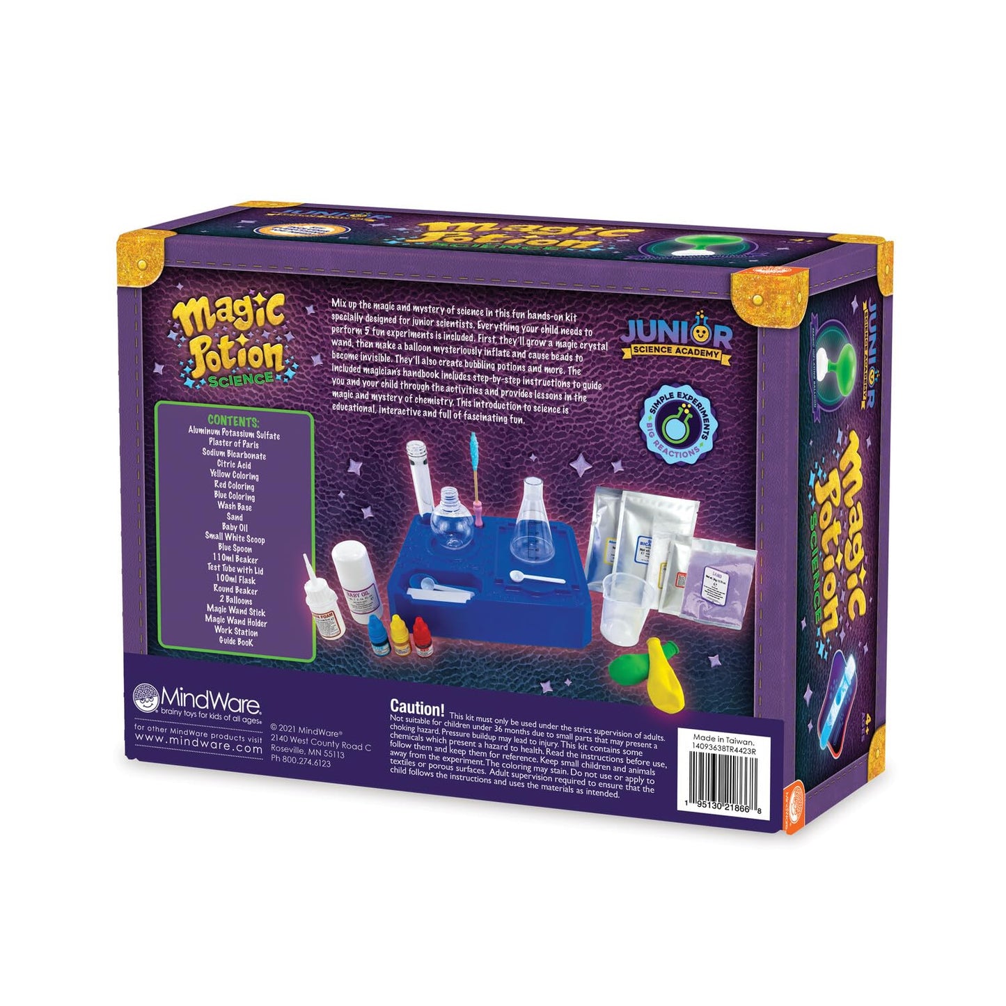 MindWare Junior Science Academy: Magic Potion Chemistry Set for Kids 4+