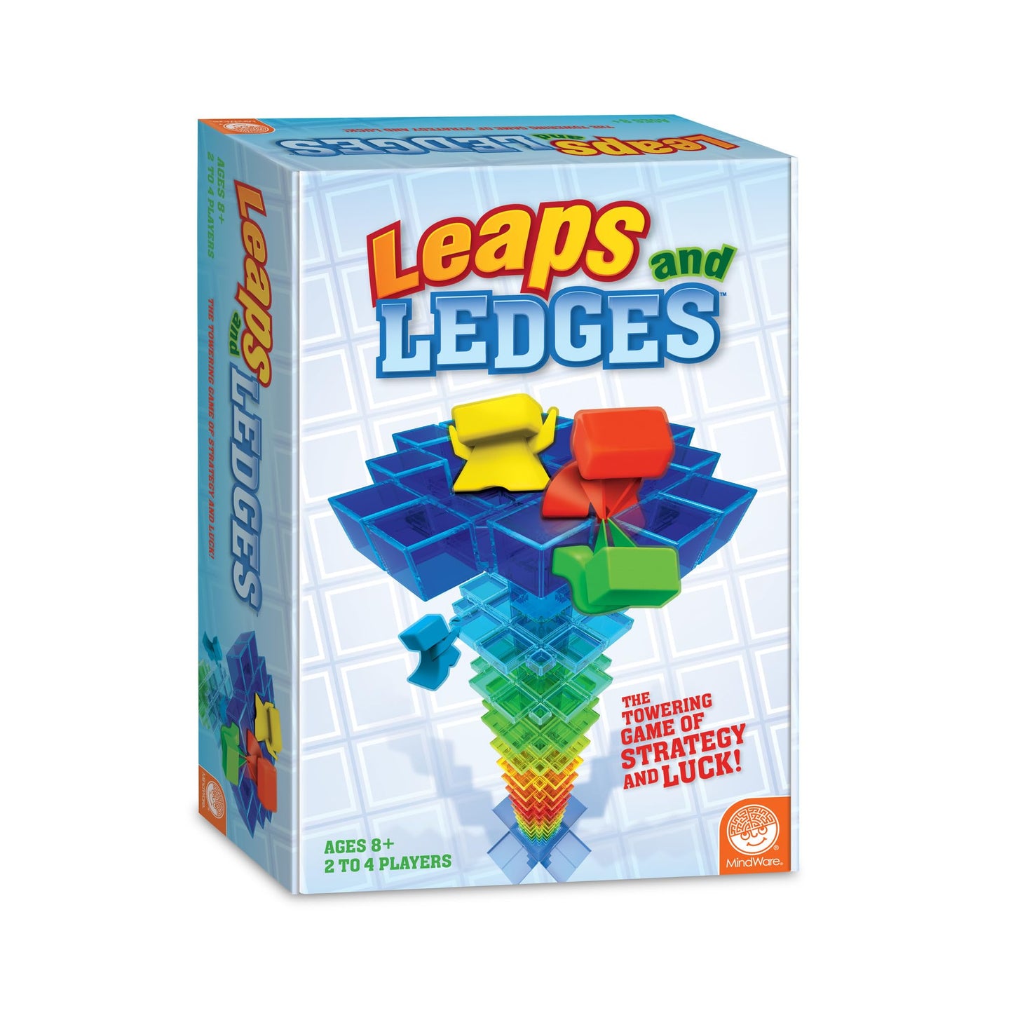 MindWare Leaps and Ledges Strategy Game – 2–4 Players, Ages 8+