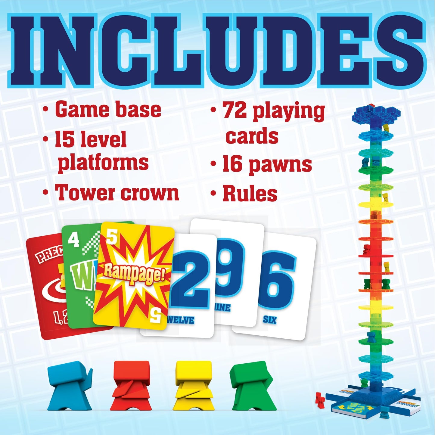 MindWare Leaps and Ledges Strategy Game – 2–4 Players, Ages 8+