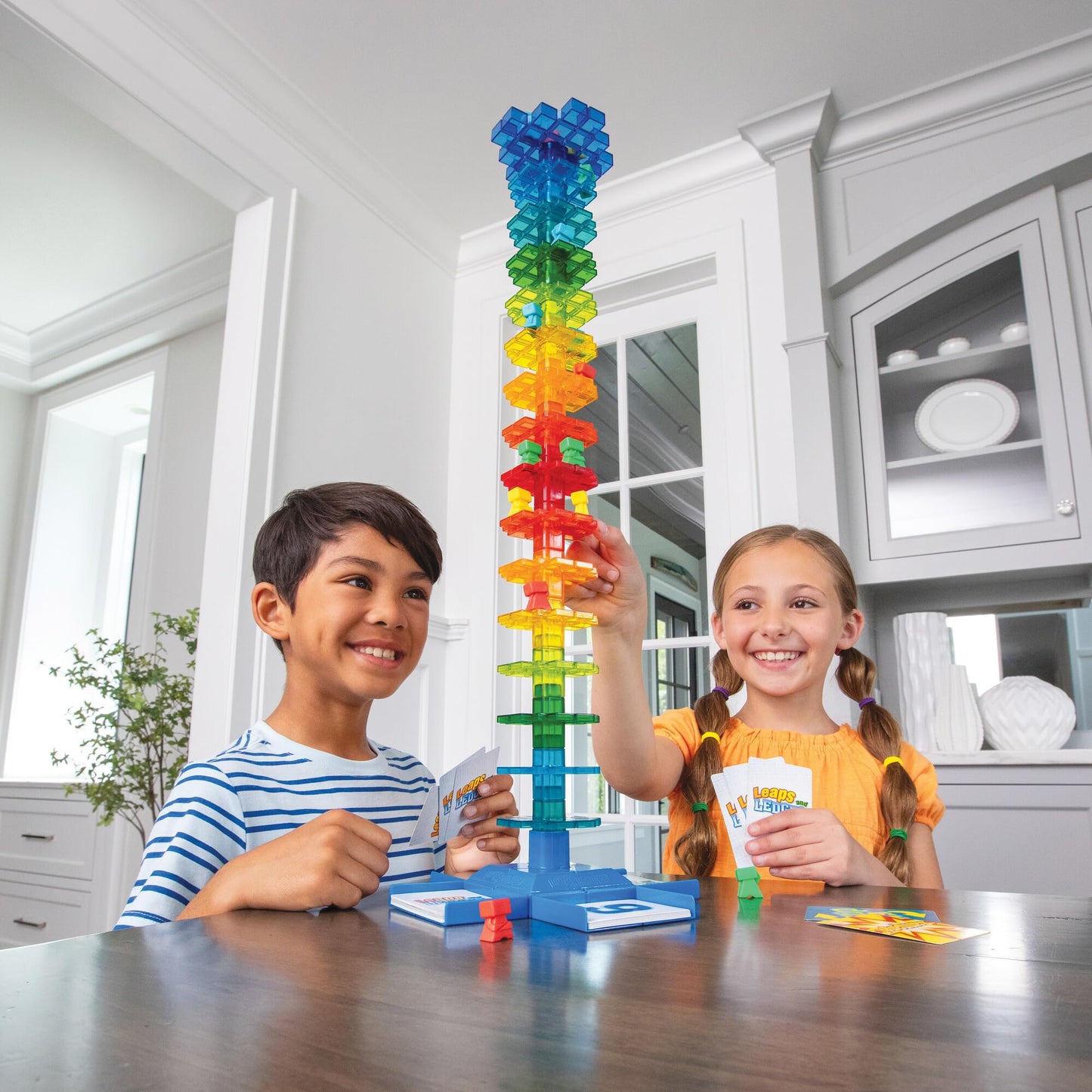 MindWare Leaps and Ledges Strategy Game – 2–4 Players, Ages 8+