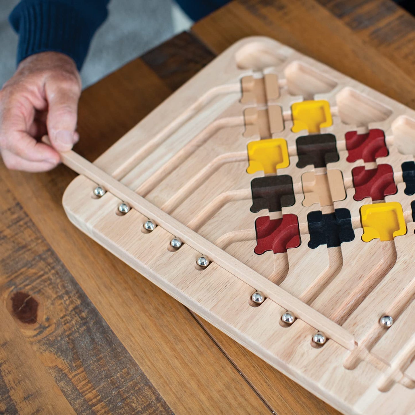 MindWare Marble Circuit Deluxe Brain Teaser – Premium Marble Maze for Solo Play