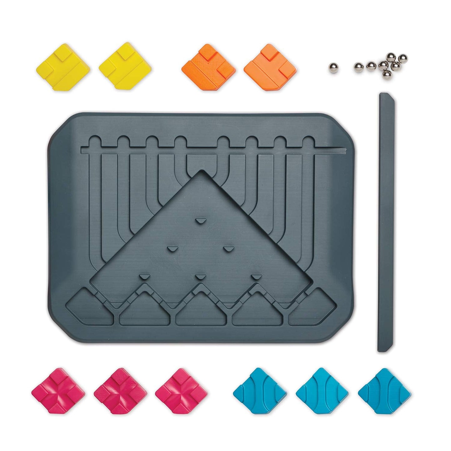 MindWare Marble Circuit Puzzle – 64 Challenges for Ages 8+ | Brain Teaser