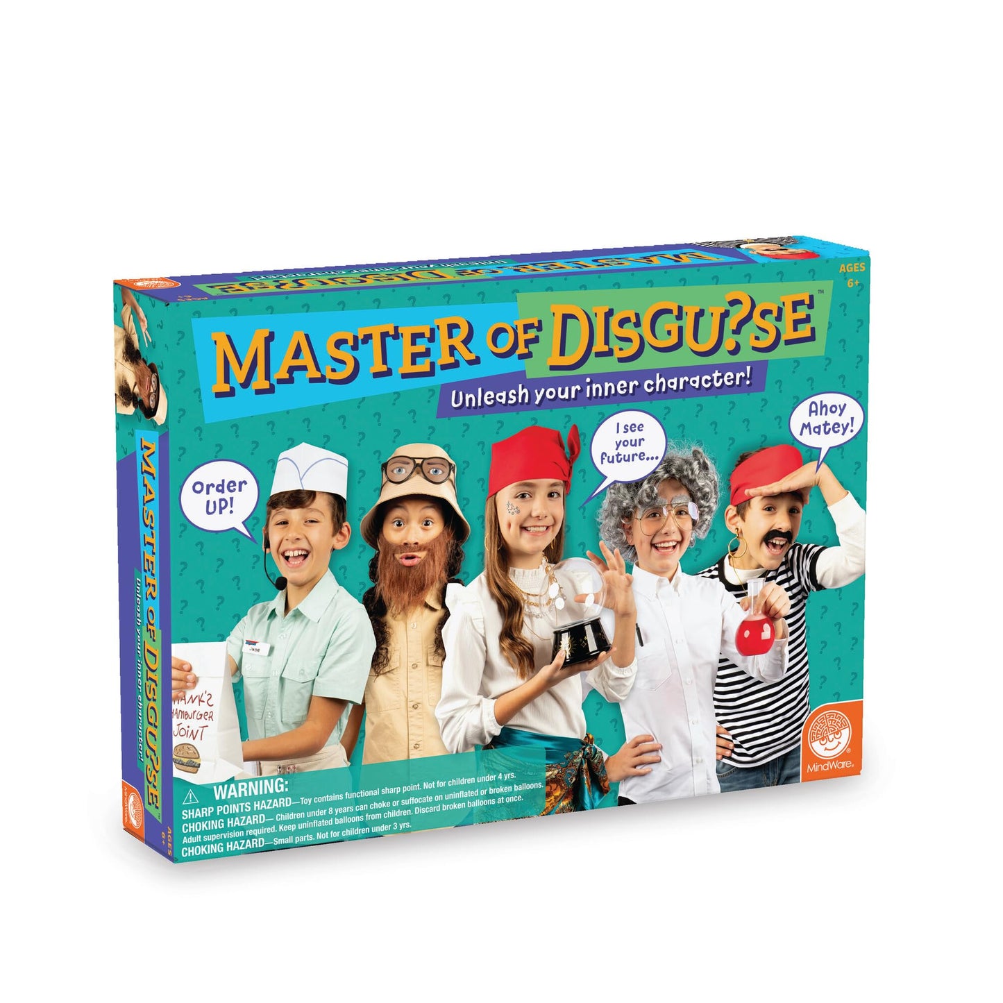 MindWare Master of Disguise Kit for Kids — 40+ Dress-Up Accessories