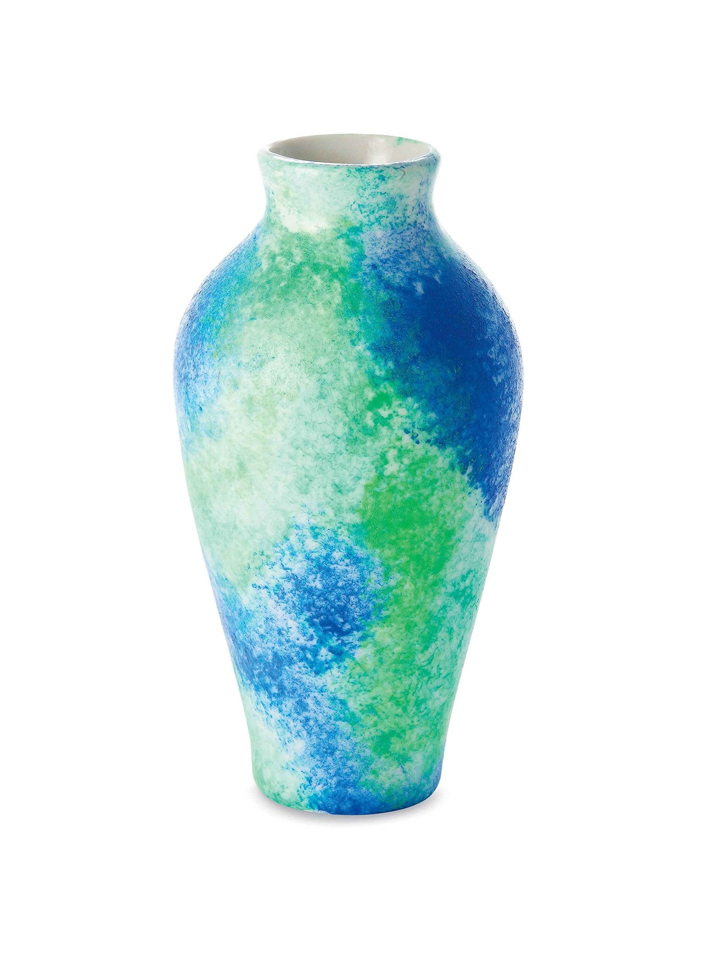 MindWare Paint Your Own Vases – 3 Porcelain Vases with 12 Paints & Brush