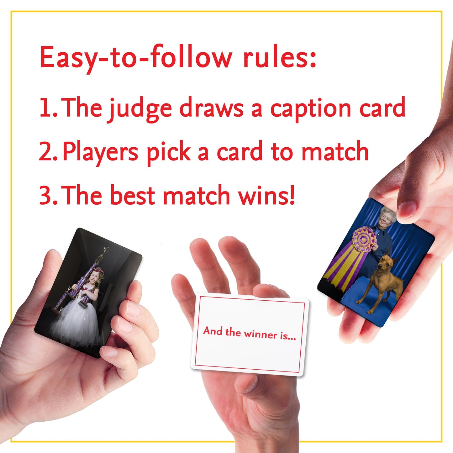 MindWare PicWits! Board Game – Hilarious Photo Card Guessing for Families