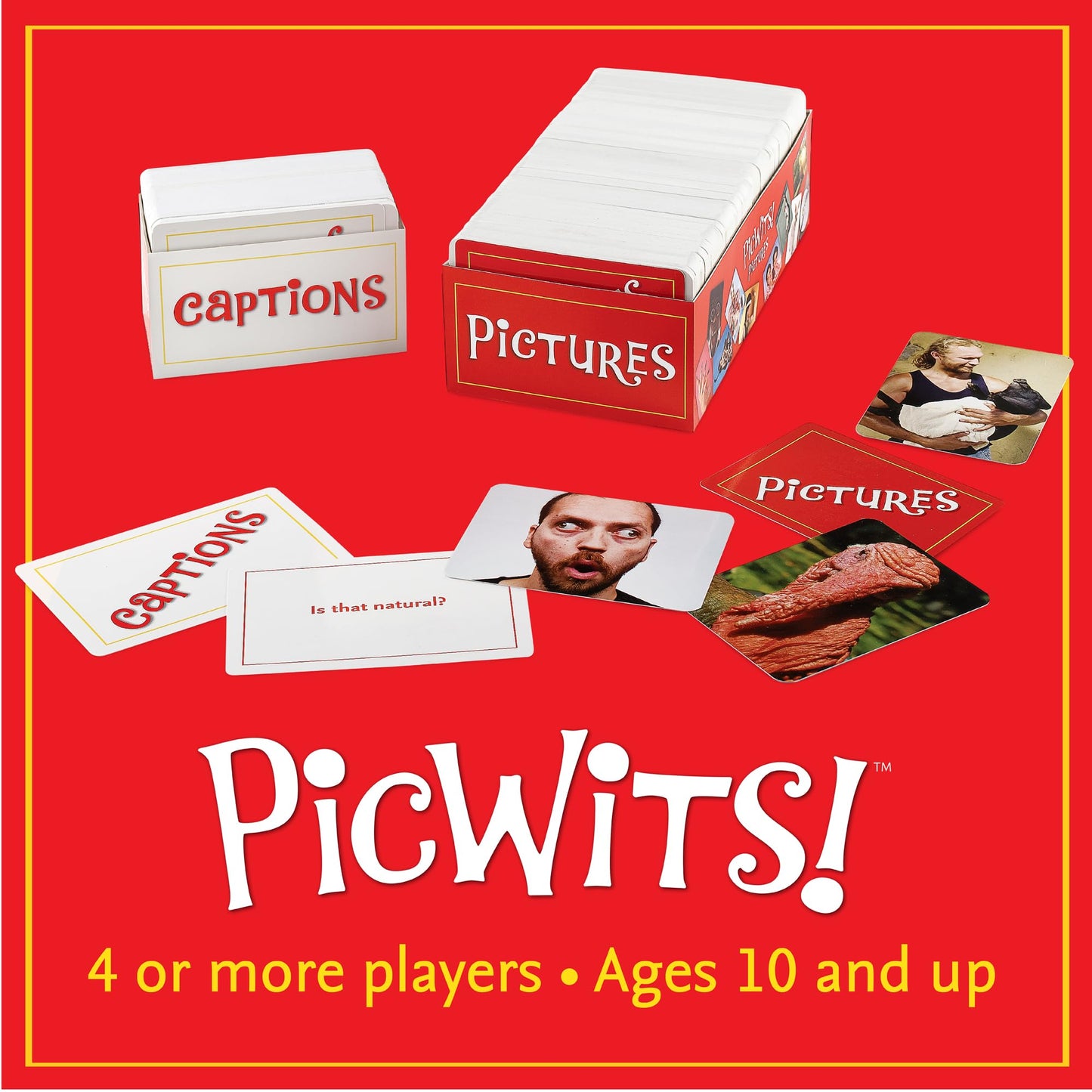 MindWare PicWits! Board Game – Hilarious Photo Card Guessing for Families