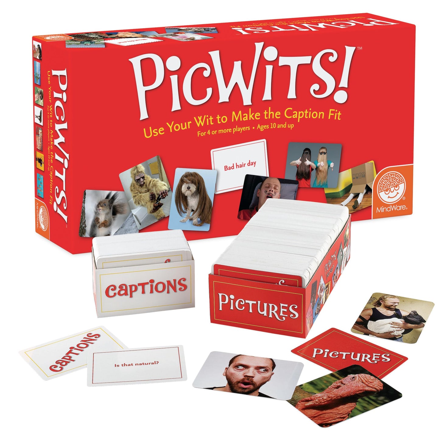 MindWare PicWits! Board Game – Hilarious Photo Card Guessing for Families