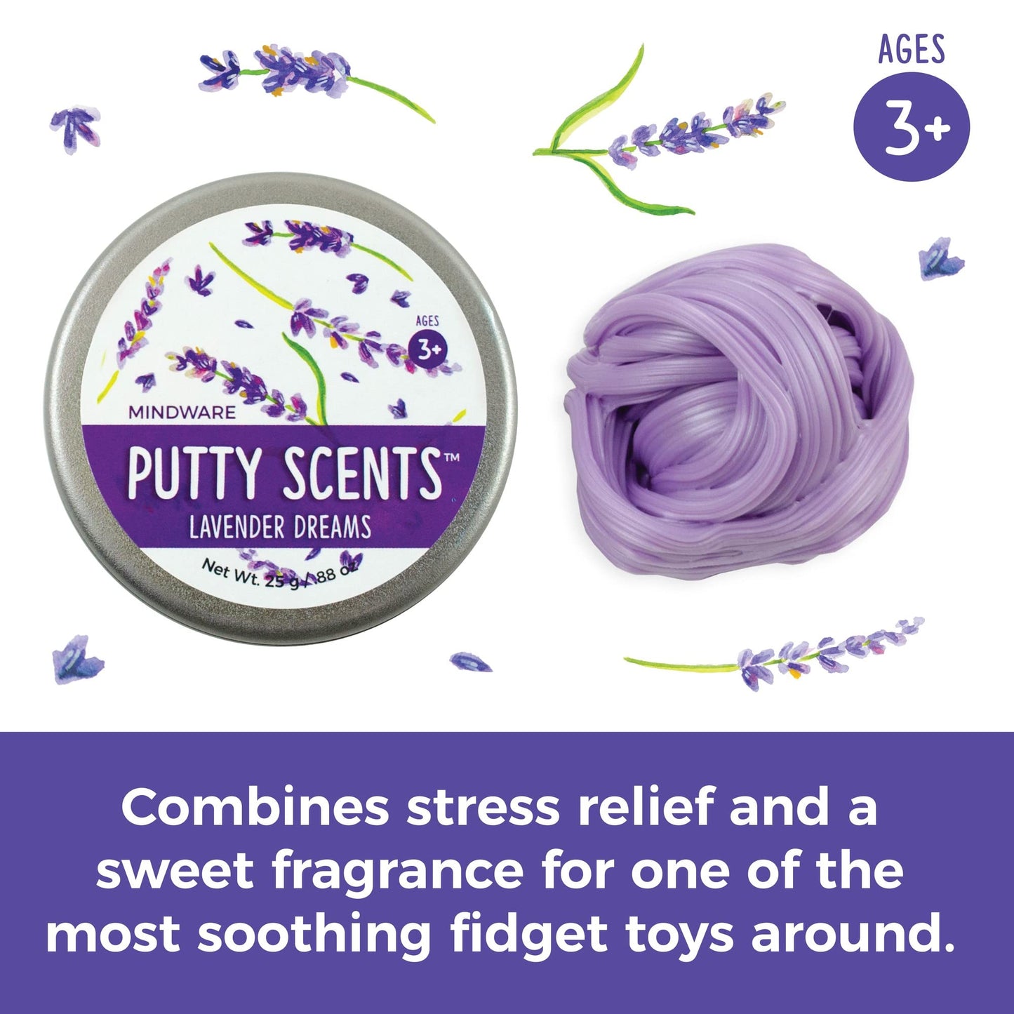 MindWare Putty Scents Series 1 — 36 Scented Sensory Putty Tins for Kids 3+