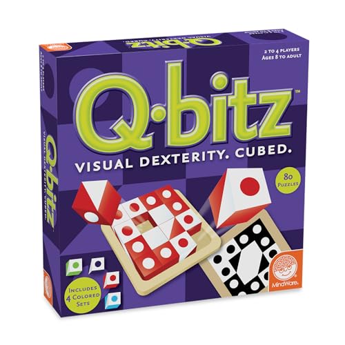 MindWare Q-Bitz Pattern Matching Game for Family Game Night | Ages 8+, 2-4 Players