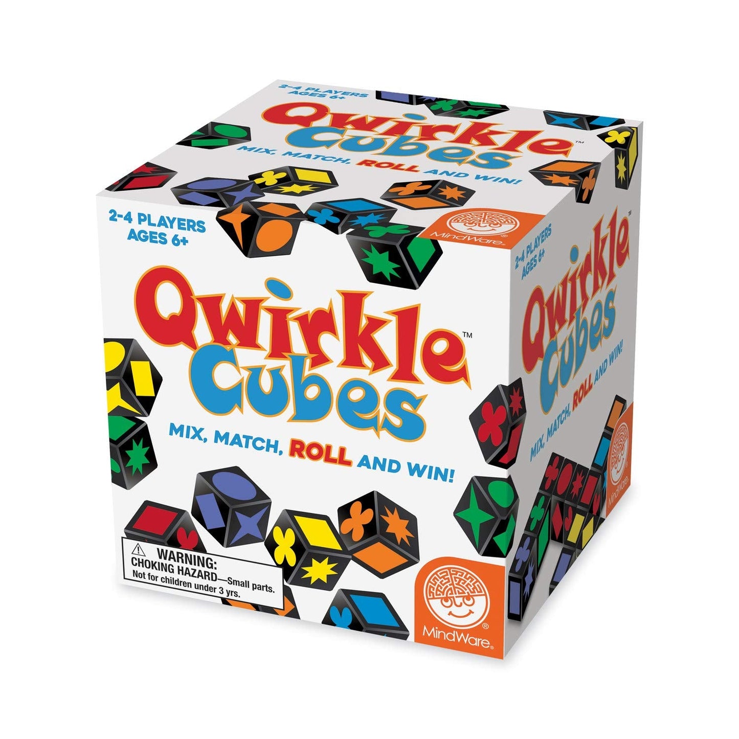 MindWare Qwirkle Cubes – Family-Friendly Strategy Game with 90 Wooden Cubes