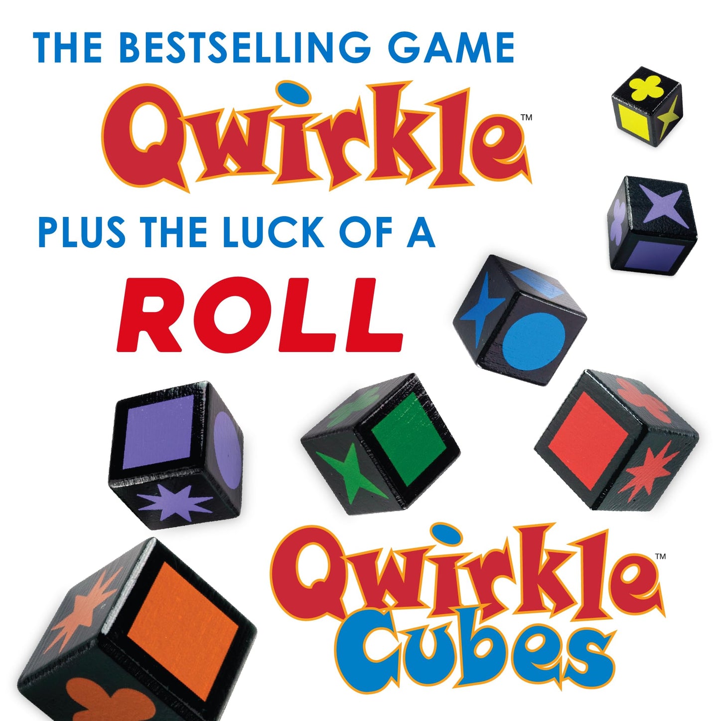 MindWare Qwirkle Cubes – Family-Friendly Strategy Game with 90 Wooden Cubes