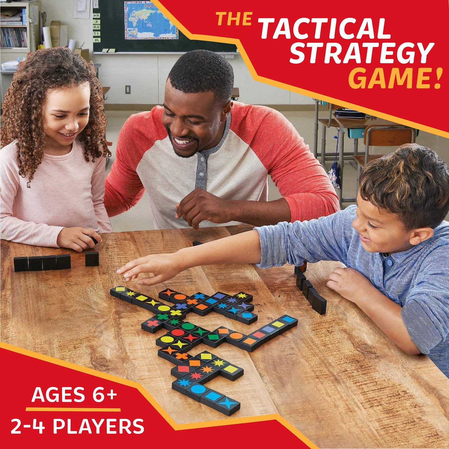 MindWare Qwirkle Board Game – Family Strategy Tile Game