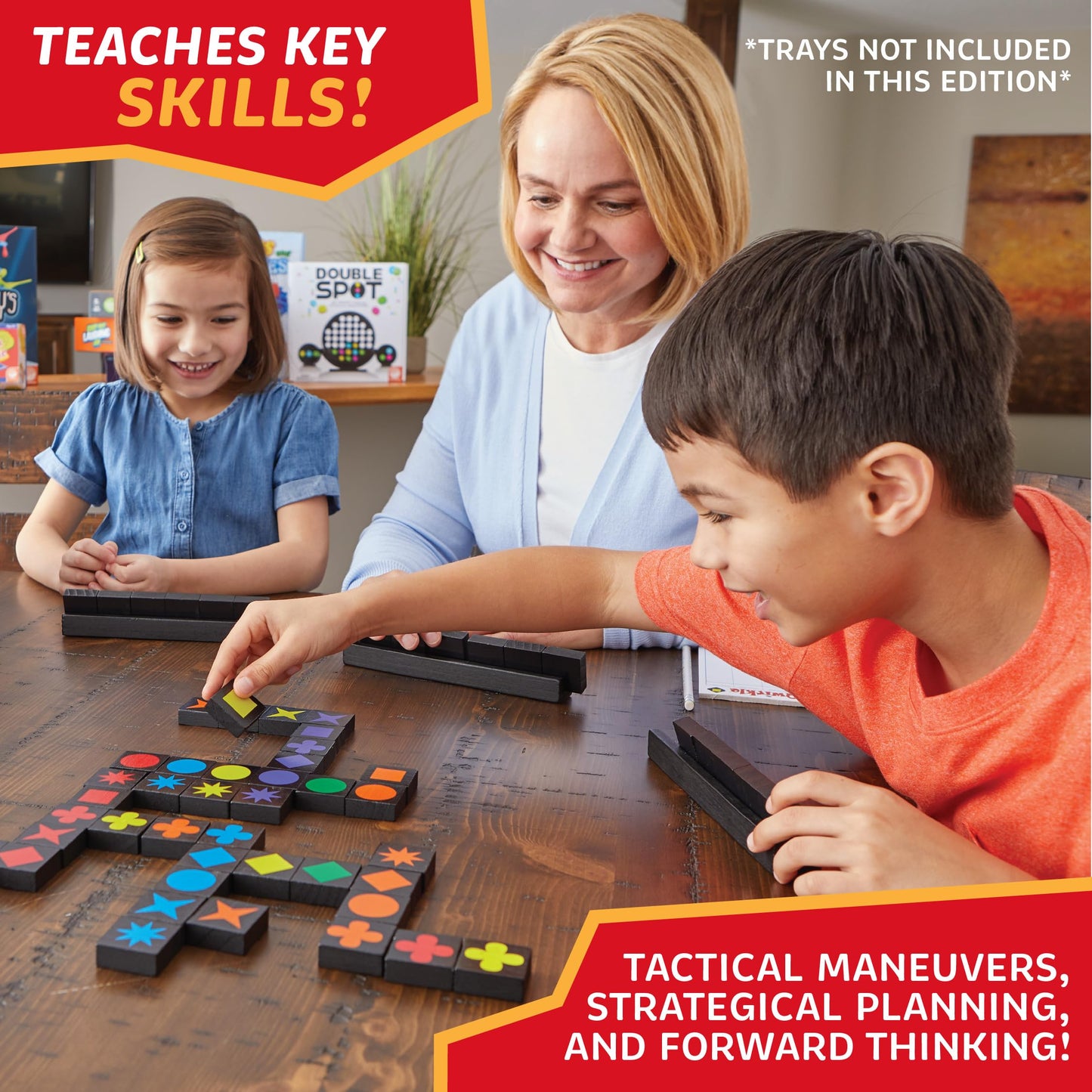 MindWare Qwirkle Board Game – Family Strategy Tile Game