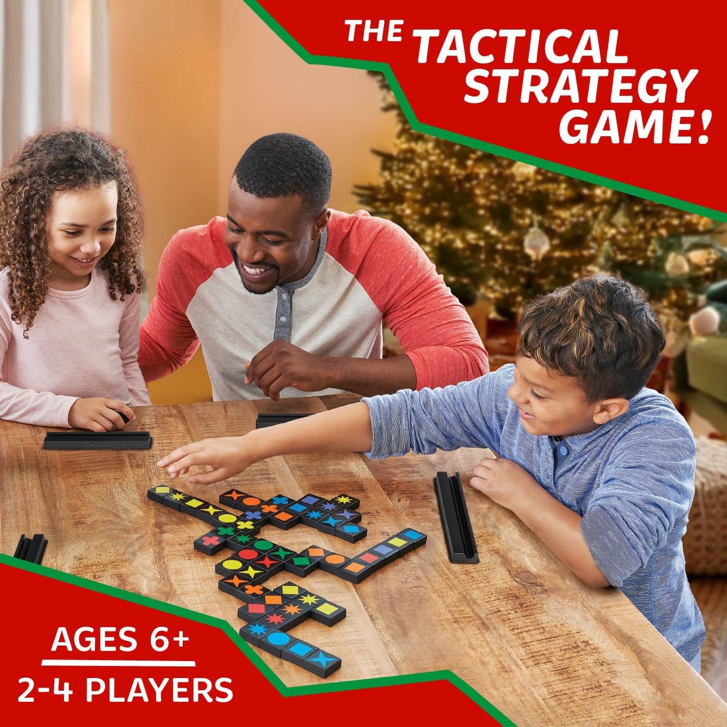 Qwirkle Board Game – Strategy for 2-4 Players | MindWare Deluxe with Trays