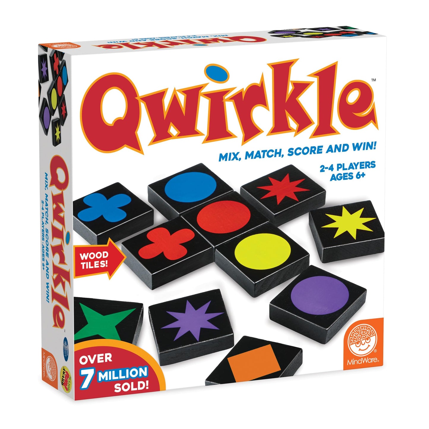 Qwirkle UK Edition | MindWare Board Game for 2-4 Players | Ages 6+ | 45 Min