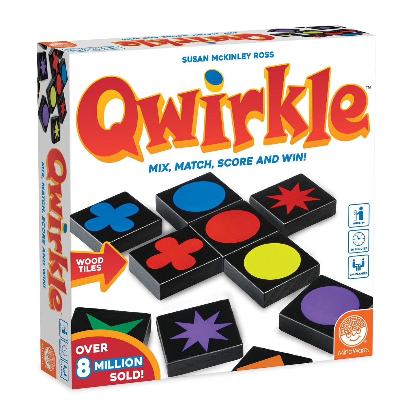MindWare Qwirkle Board Game – Family Strategy Tile Game