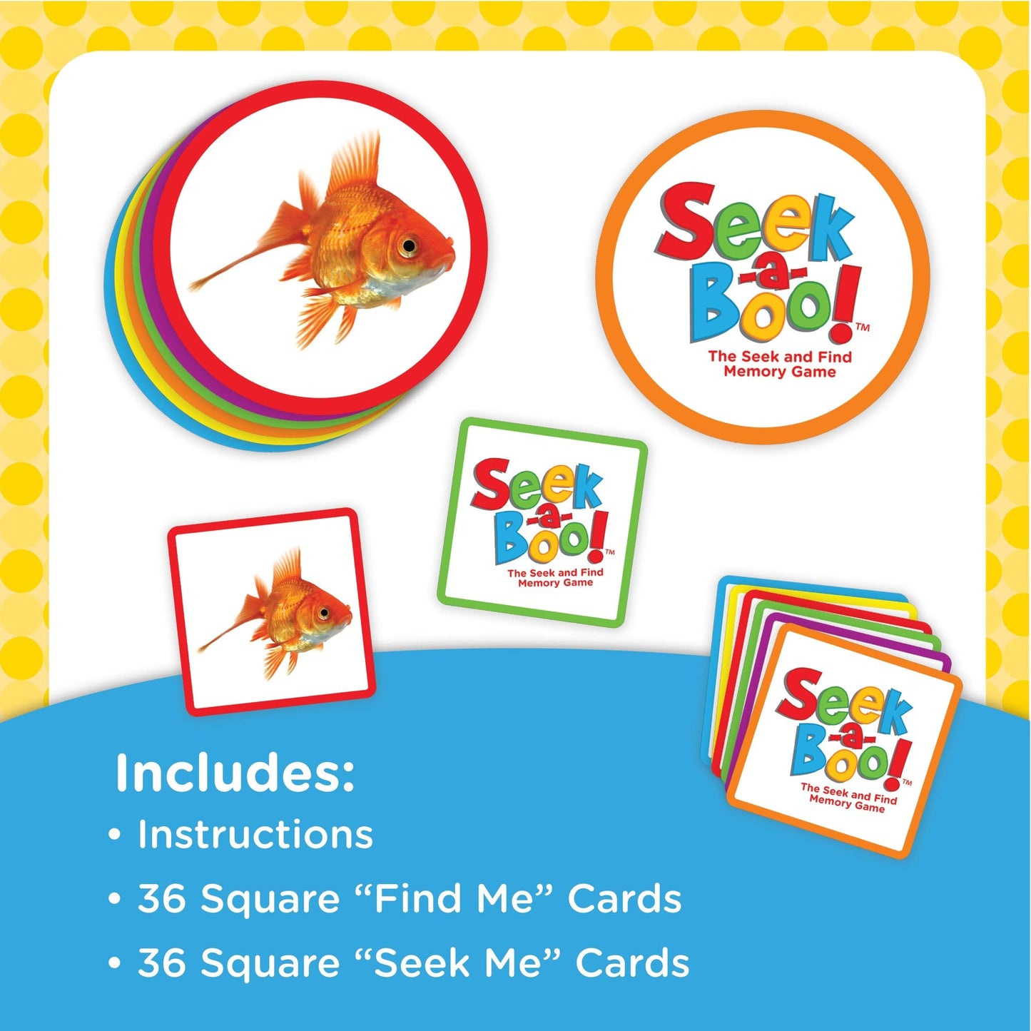 MindWare Seek-a-Boo: Seek and Find Memory Game & Toddler Flash Cards