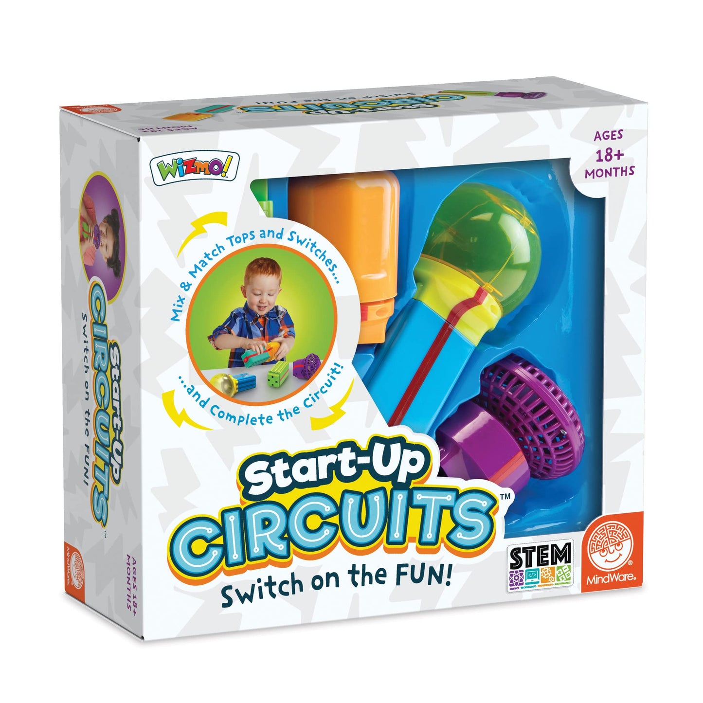MindWare Start-Up Circuits – Hands-On STEM Toy for Curious Kids (Ages 2-6)