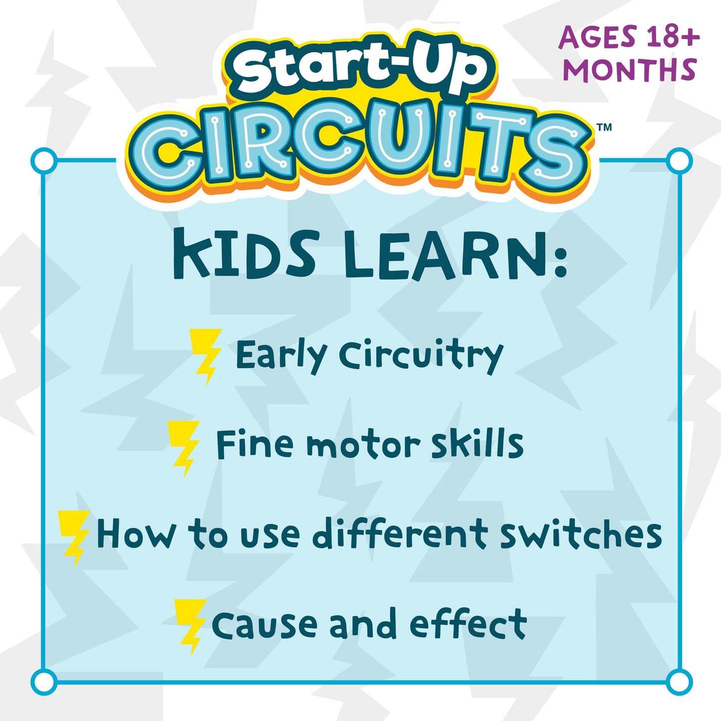 MindWare Start-Up Circuits – Hands-On STEM Toy for Curious Kids (Ages 2-6)