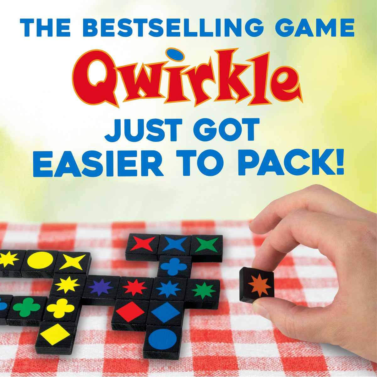 MindWare Travel Qwirkle Board Game — Compact Travel Edition for 2-4 Players
