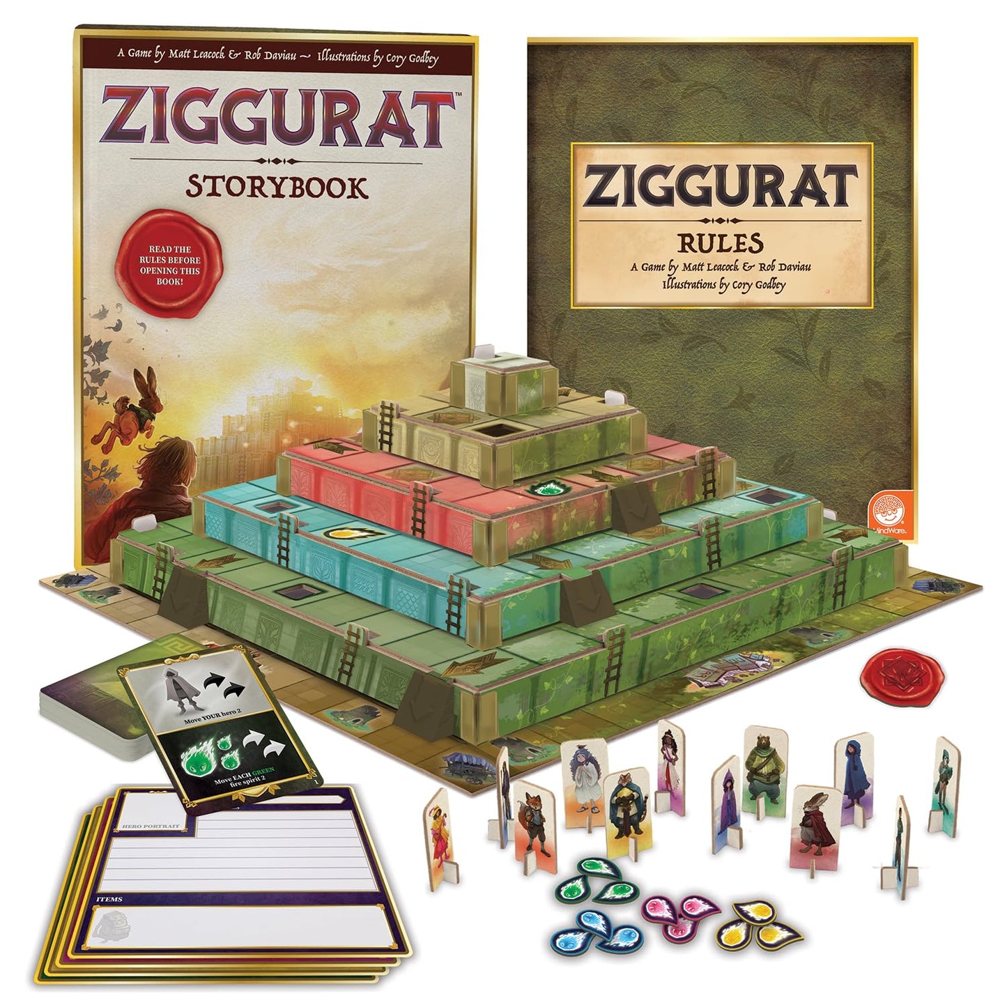 MindWare Ziggurat: Cooperative Family Legacy Adventure Game (Ages 8+)