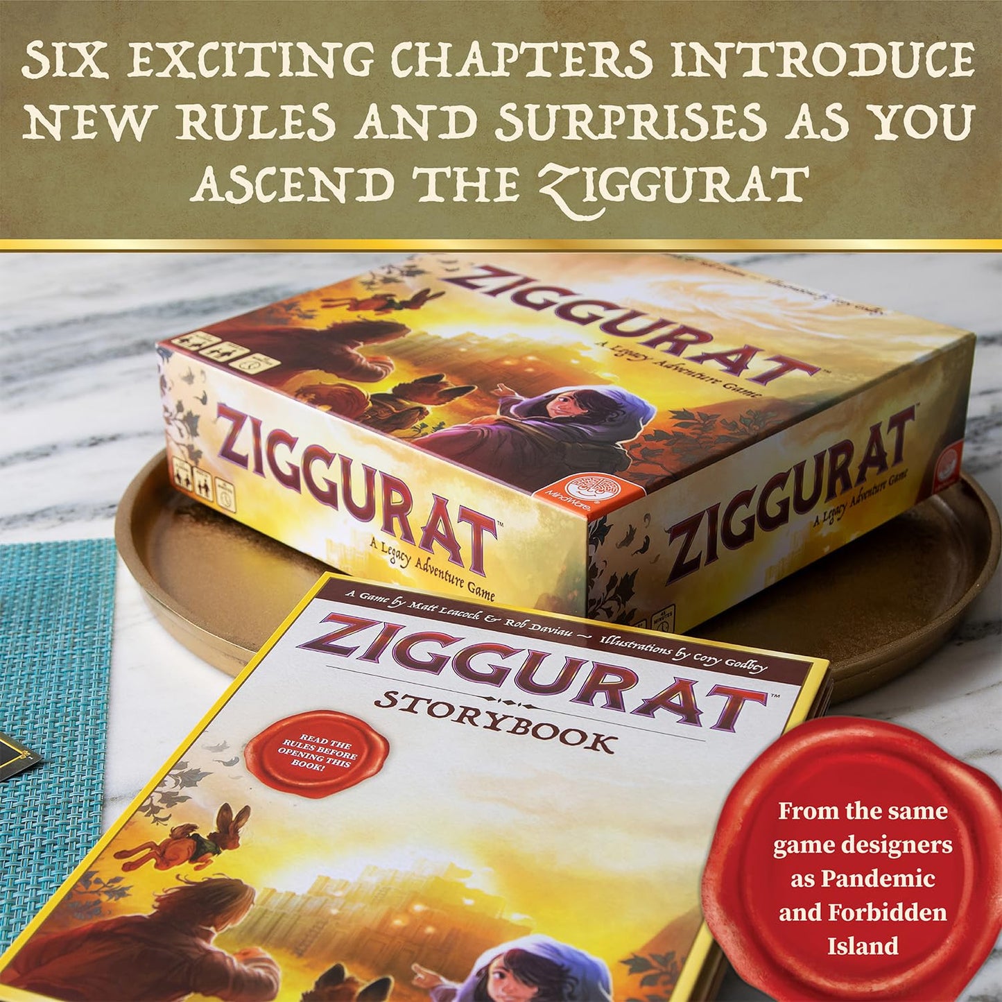 MindWare Ziggurat: Cooperative Family Legacy Adventure Game (Ages 8+)