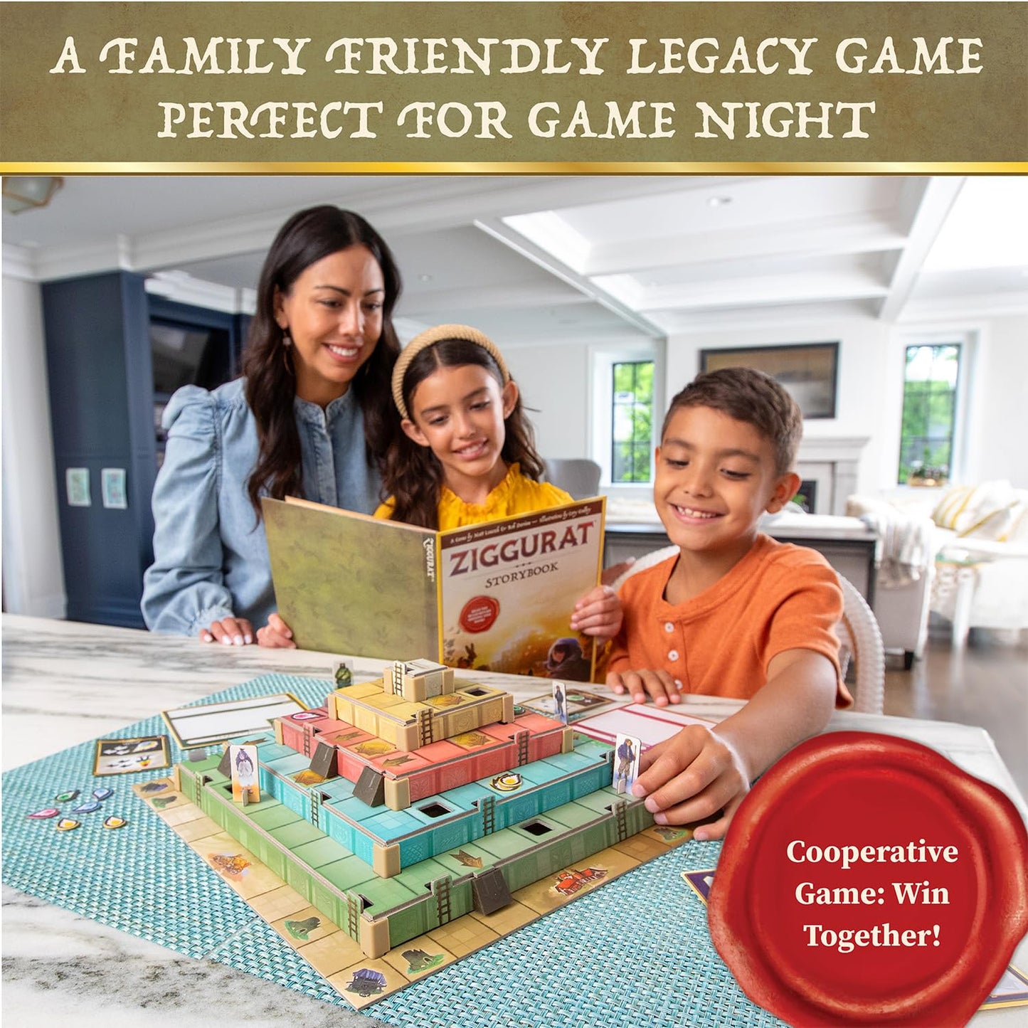 MindWare Ziggurat: Cooperative Family Legacy Adventure Game (Ages 8+)