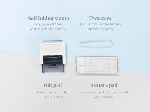 Mine Stamp Compact Clothing Marker – Personalised Name Stamp for Kids & Adults