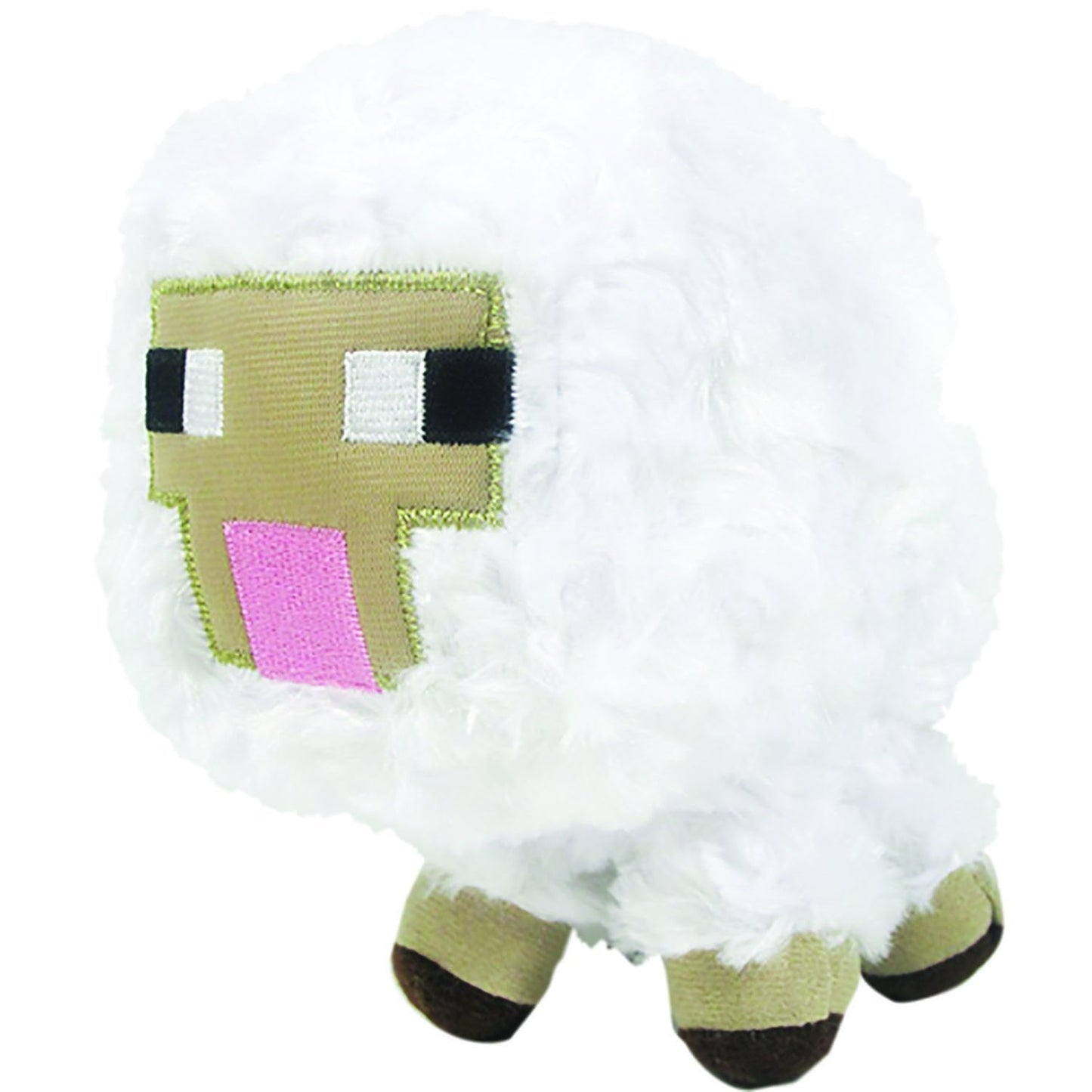 Minecraft Baby Sheep Plush Toy - Soft Yellow 5.5-Inch Tall for Ages 12+ Months