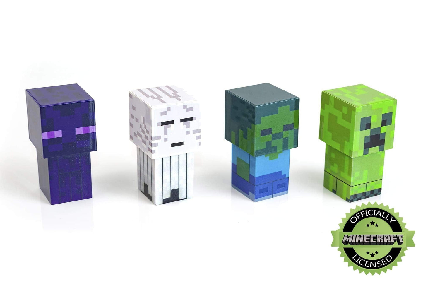 Minecraft Mini Mob 4-Piece Mood Light Set | Battery-Operated LED Lights