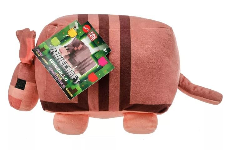 Minecraft Basic Plush 8-inch Armadillo Legends Character – Soft Doll