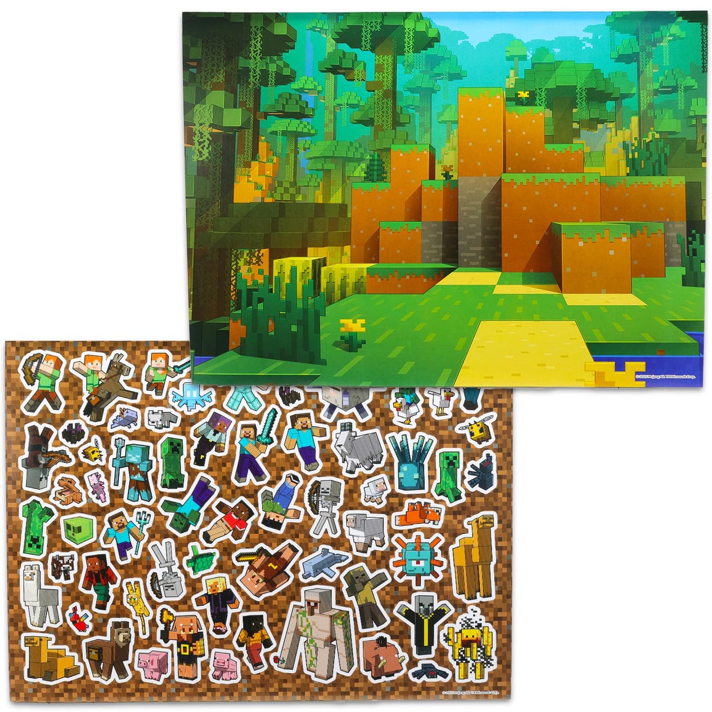 Minecraft Stickers Ultimate Activity Pad – 1000+ Stickers, Scenes & Activities for Kids